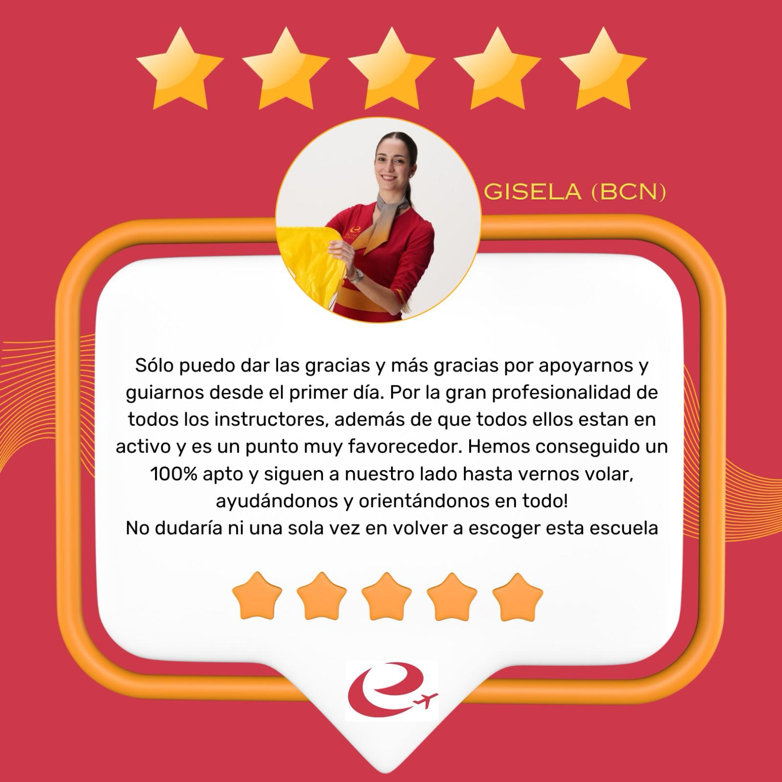 Opinión de Gisela, alumno de Barcelona