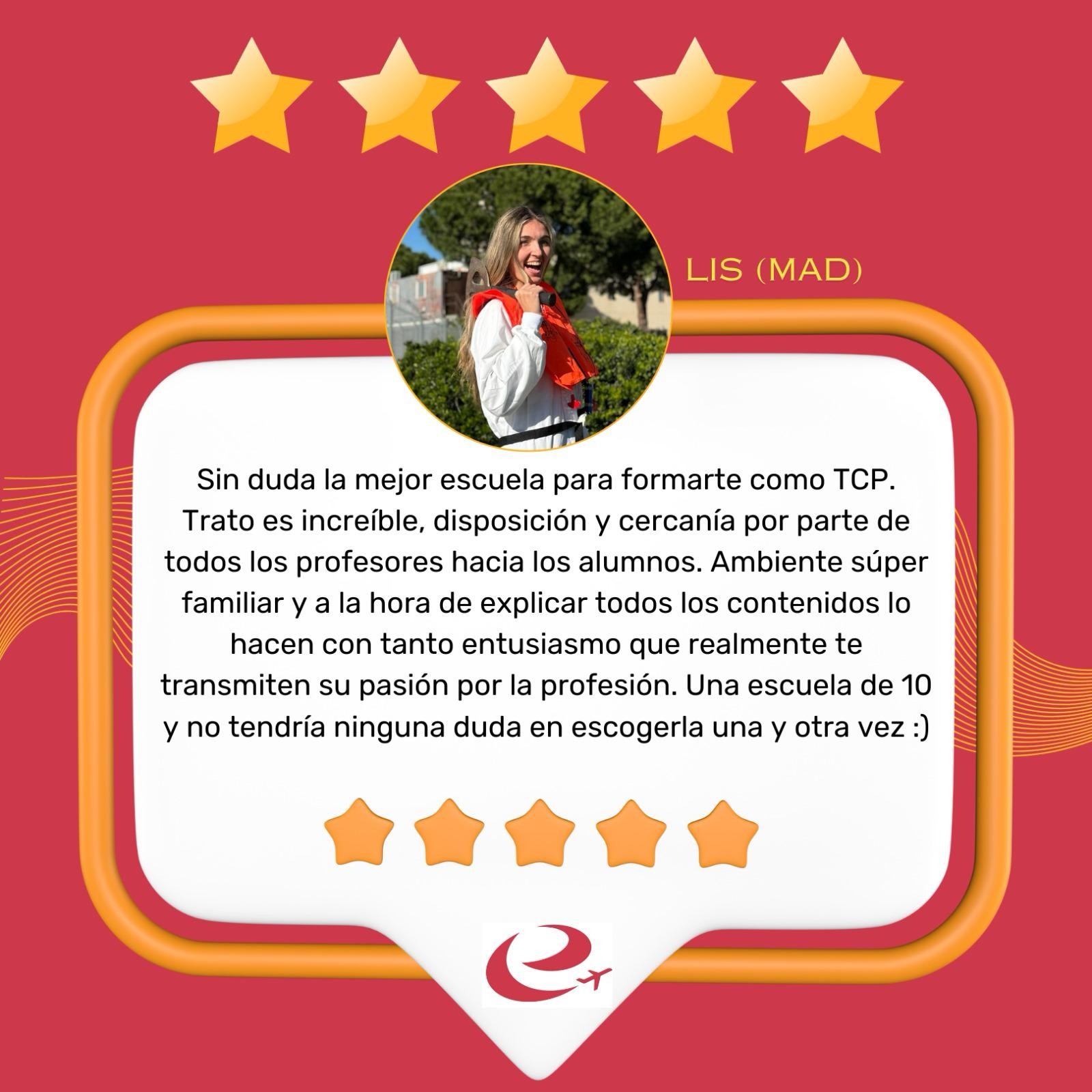 Opinión de Lis, alumno de Madrid